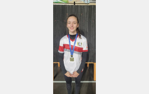Anaïs en Bronze aux championnats de France Jeunes