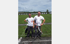 TAE Riom (63) Chpt France adultes 2021
Claire Barbier & Nicolas Bauduin après les qualif