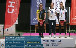 Anais Vignon - Médaille de bronze aux france Jeunes