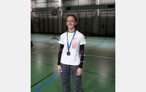 Médaille de Bronze au championnat de France salle 22, Anais Vignon